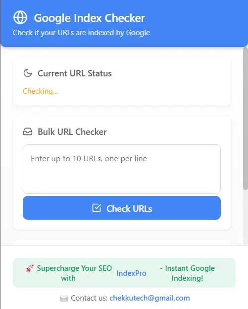 google index checker