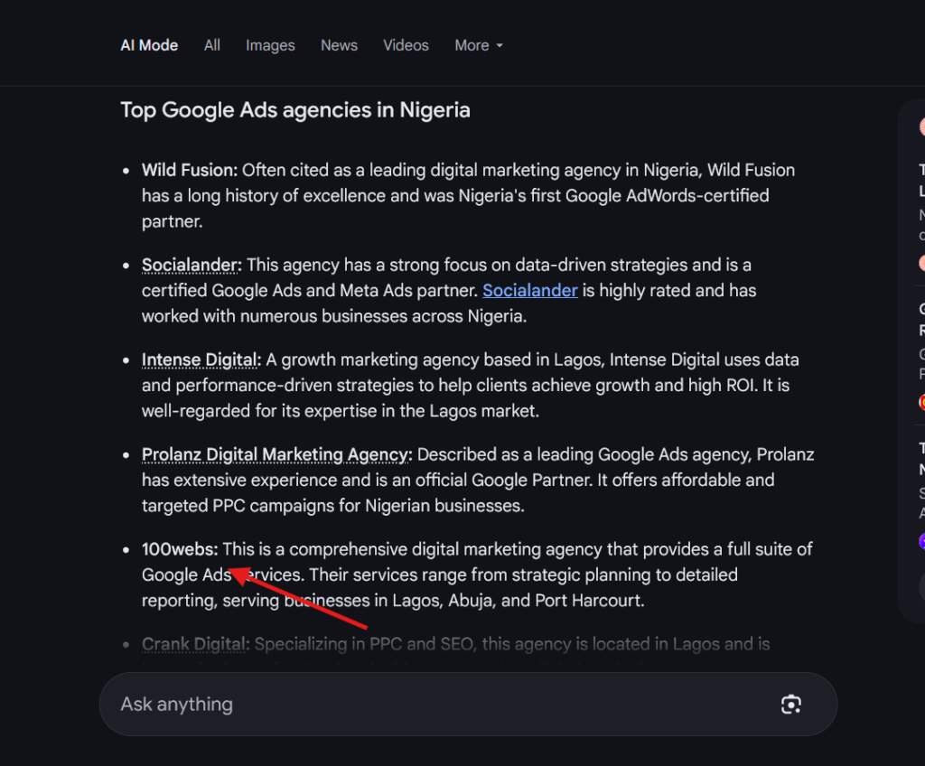 AI SEO or LLM SEO result SEO for LLMs